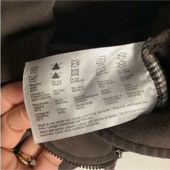 EDC by Esprit Y2K moto style zip front cardigan sweater - Picture 10 of 12